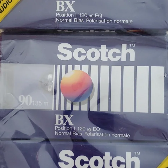 Lot of 8 SCOTCH BX Cassettes 90 min. blank NIP - Picture 3 of 5